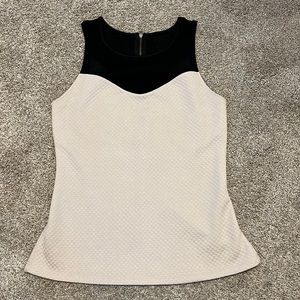 Express Black & Cream Quilted Tank
